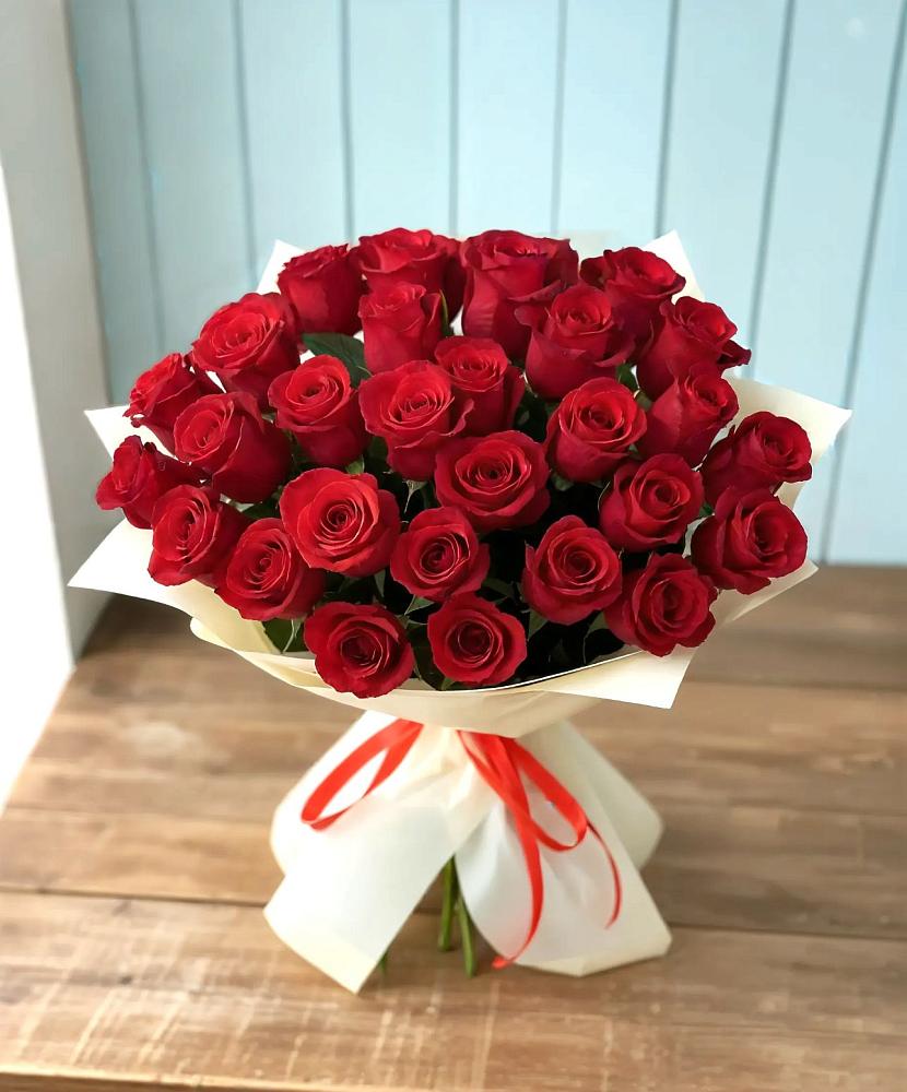 Букет 29 Красных роз в Лебяжьем Кировской области