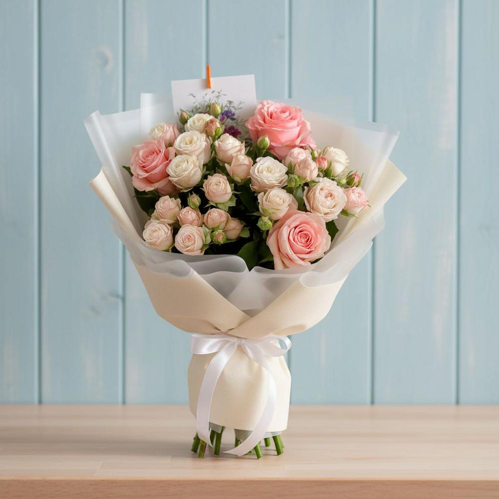 Букет цветов из: Розы в Лебяжьем Кировской области