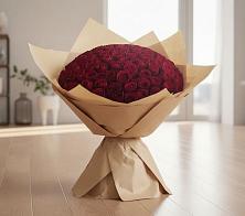 Букет 101 Красная роза в Лебяжьем Кировской области