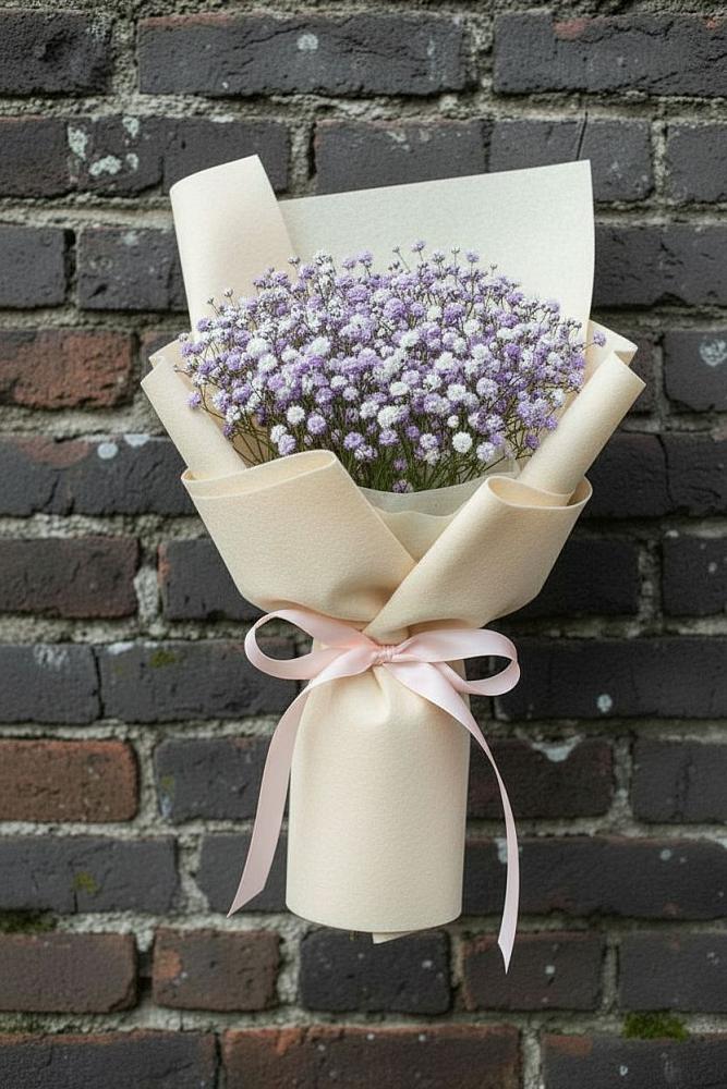 Букет цветов из: Гипсофила в Лебяжьем Кировской области