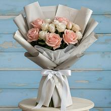 Букет цветов из:  Розы #REPLACE_PRED# Лебяжьем Кировской области