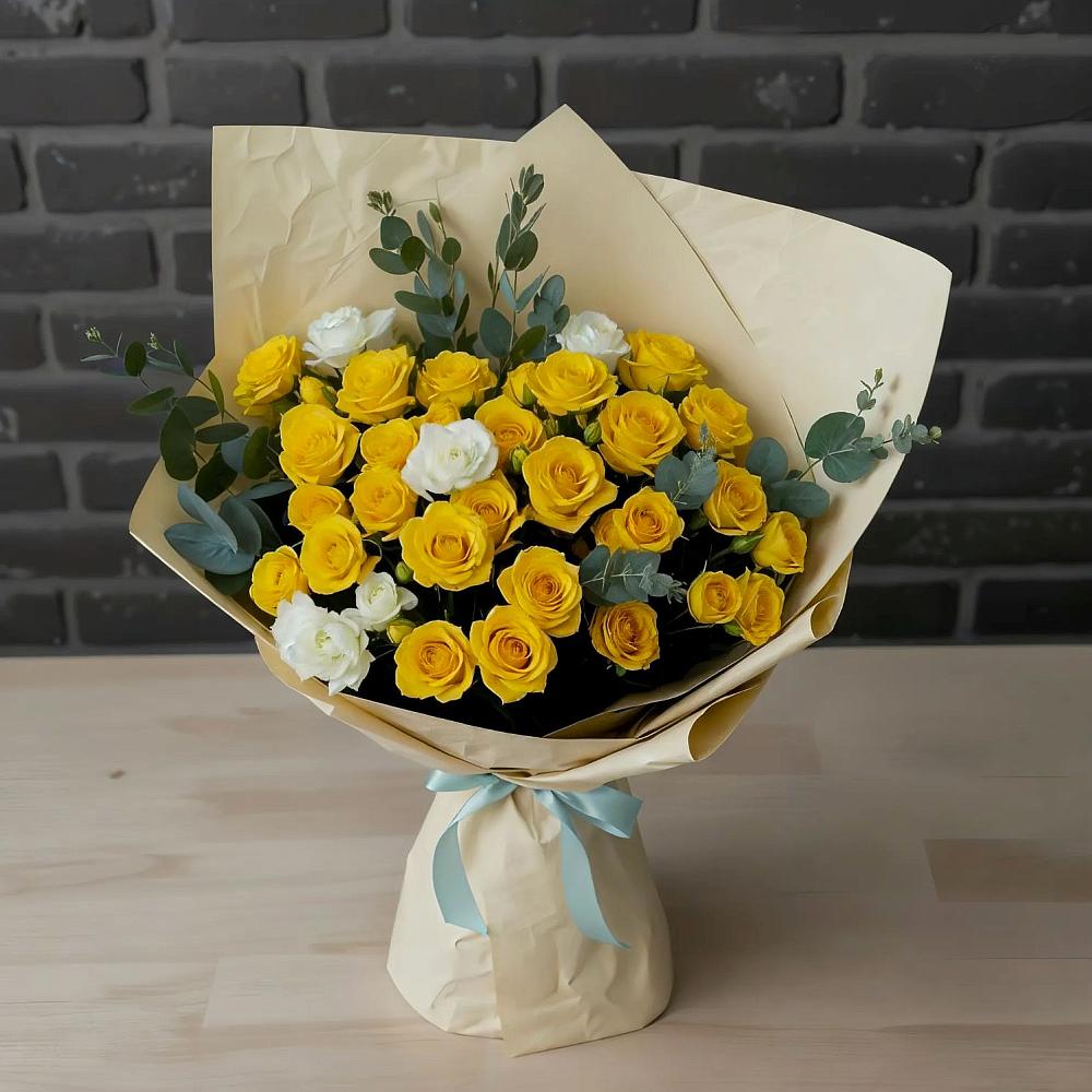 Букет цветов из: Розы в Лебяжьем Кировской области