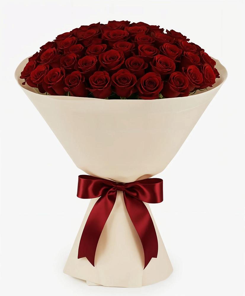 Букет 101 Бордовая роза Блэк Бакарра в Лебяжьем Кировской области