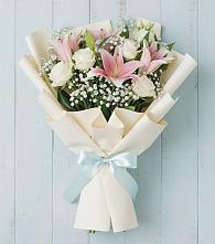 Букет цветов из:  Лилии в Лебяжьем Кировской области