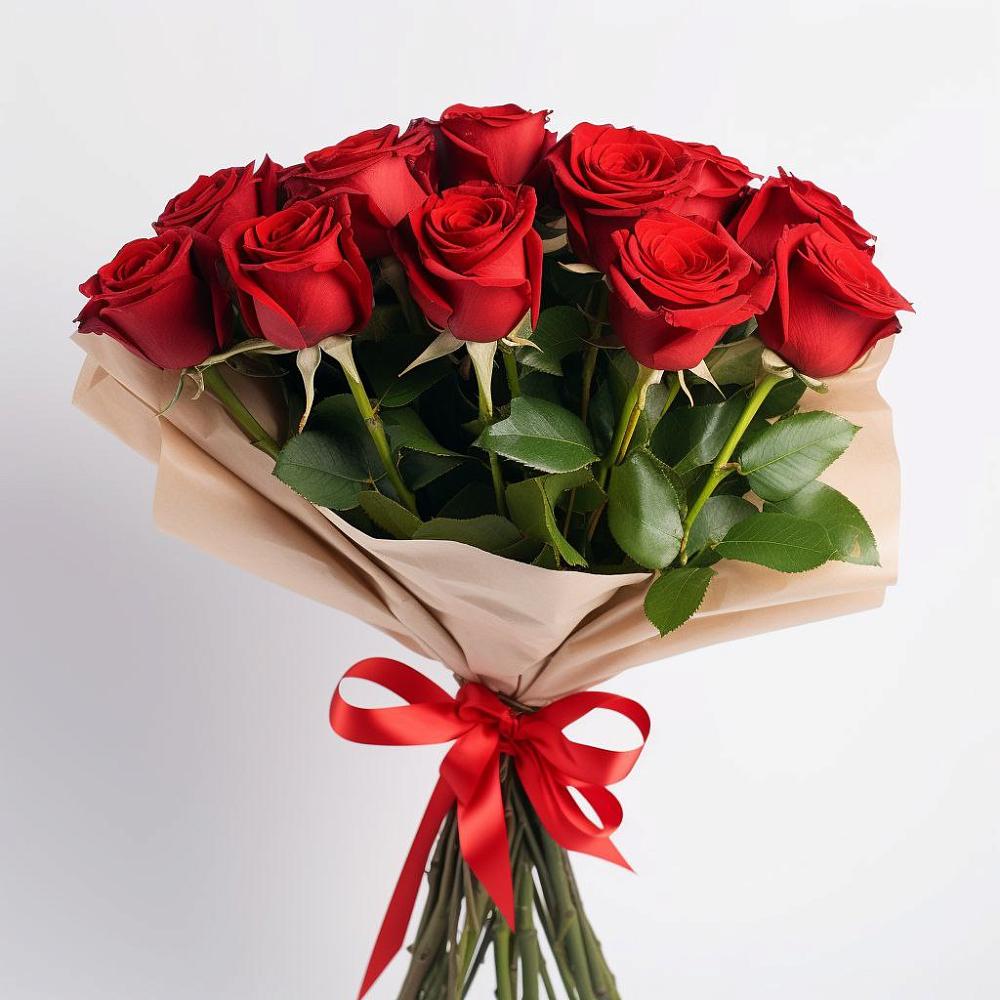 Букет 11 Красных роз Эдлесс Лав в Лебяжьем Кировской области