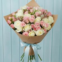 Букет цветов из:  Розы в Лебяжьем Кировской области