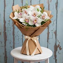 Букет цветов из:  Орхидеи и Розы в Лебяжьем Кировской области